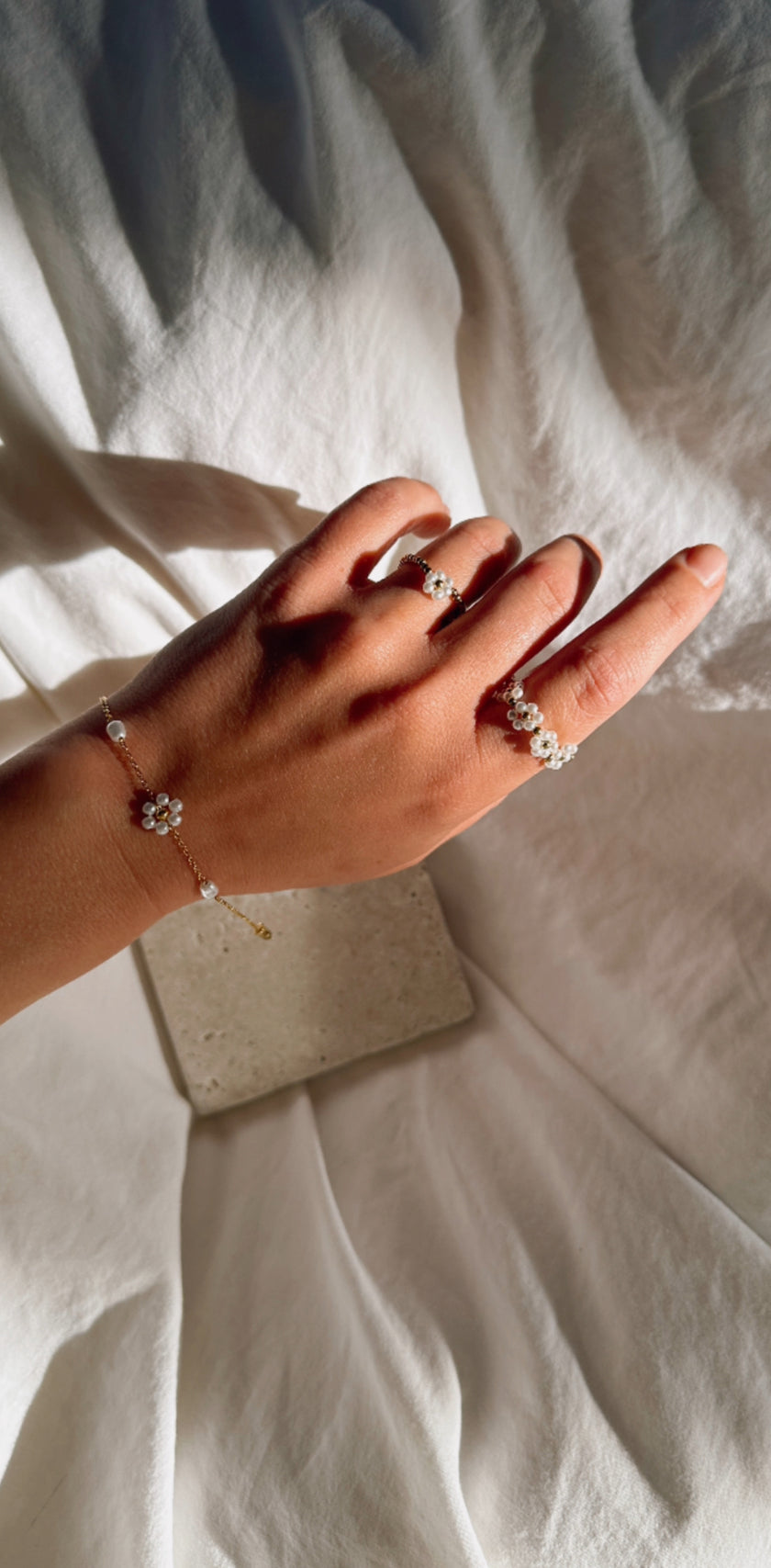 Blümchen Ring Gold