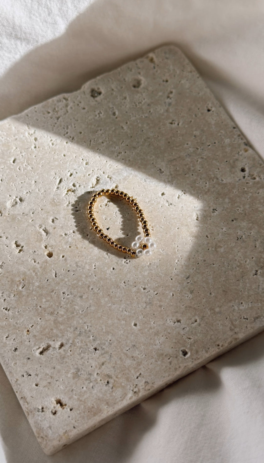 Blümchen Ring Gold