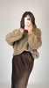 Boucle Pullover mit Rollkragen
