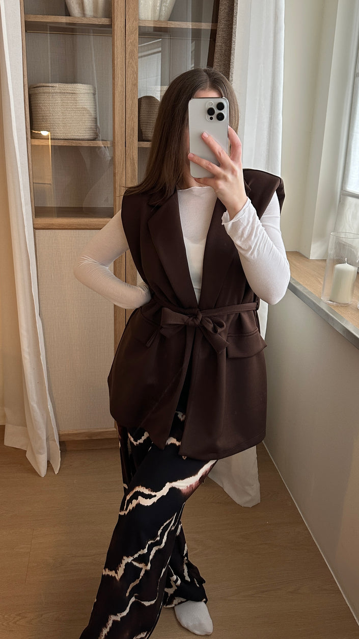 Softe Blazer Weste
