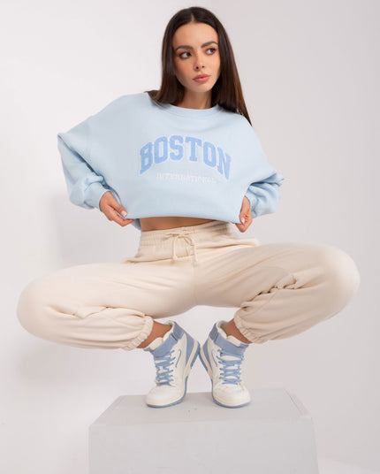 Sweater Modell Boston hellblau