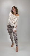 Offshoulder Pullover aus weichem Strick