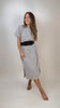 T-Shirt Kleid mit Schlitz