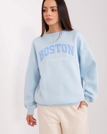 Sweater Modell Boston hellblau