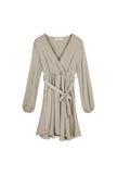 Kleid mit Bindegürtel