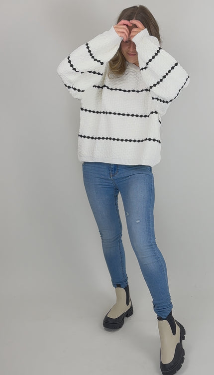 Pullover aus Strick