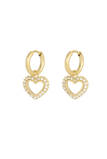 Ohrringe Diamant-Herz
