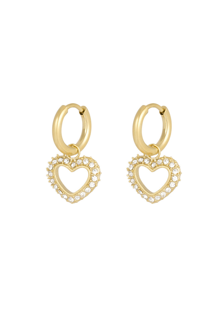 Ohrringe Diamant-Herz