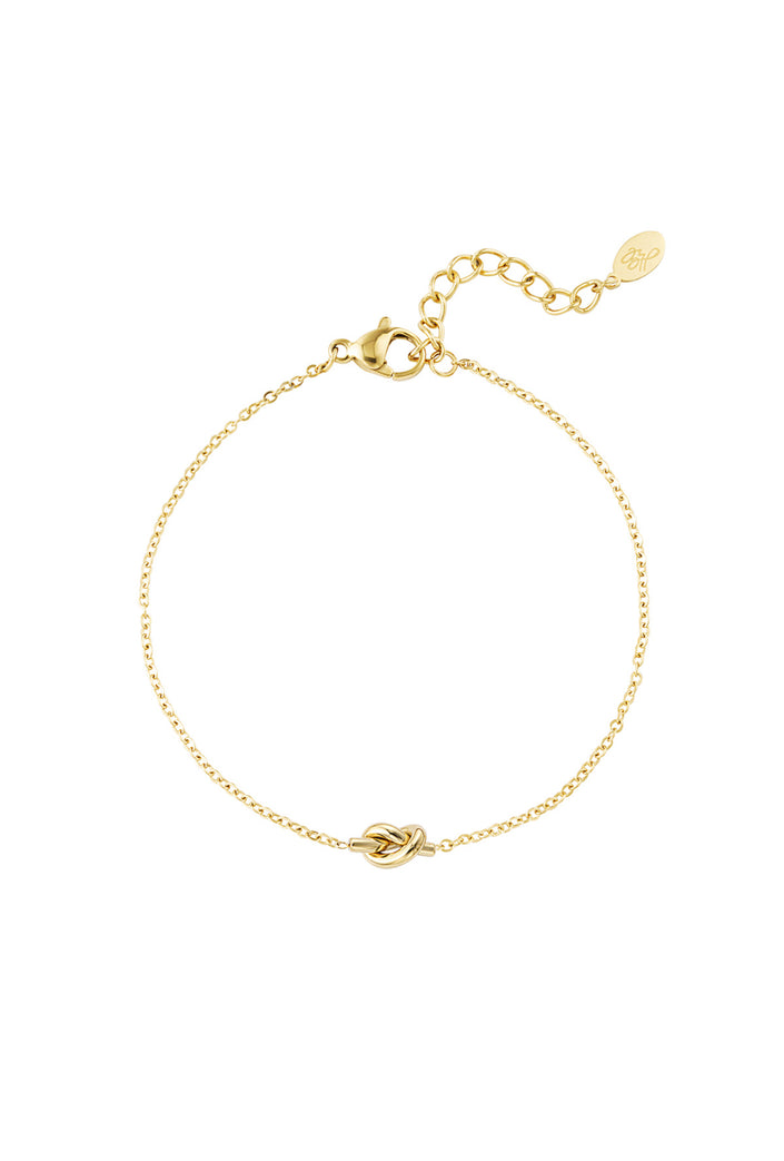 Schlichtes Armband mit Knoten Detail