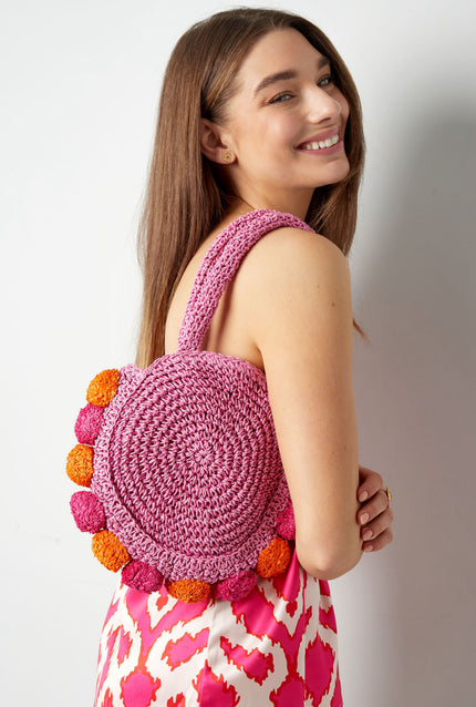 Tasche mit Pom Pom‘s