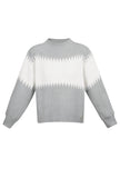 Pullover gerippt