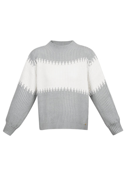 Pullover gerippt