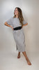 T-Shirt Kleid mit Schlitz