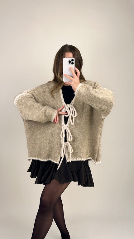 Schleifen Cardigan 2.0