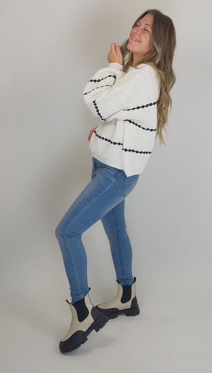 Pullover aus Strick