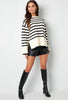 Pullover gestreift