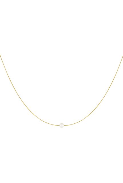 Schlichte Kette mit Perle
