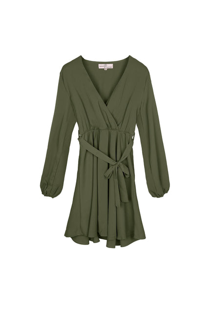 Kleid mit Bindegürtel