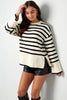 Pullover gestreift