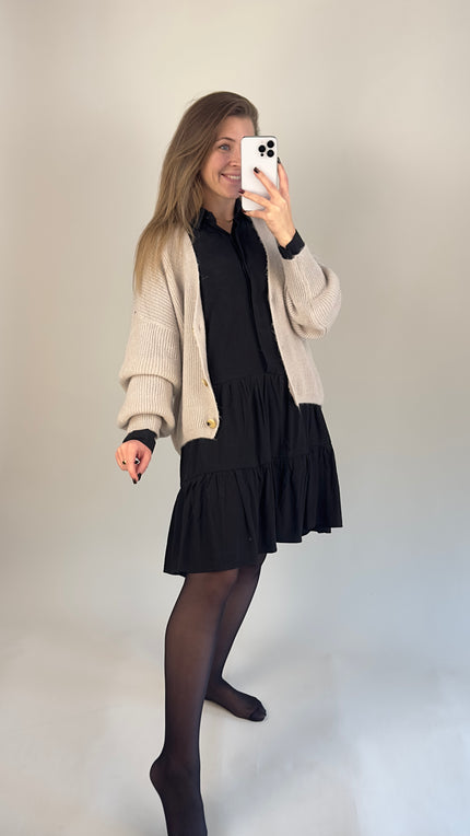 Hemd Kleid mit Knöpfen