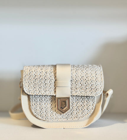 Tasche ecru weiß