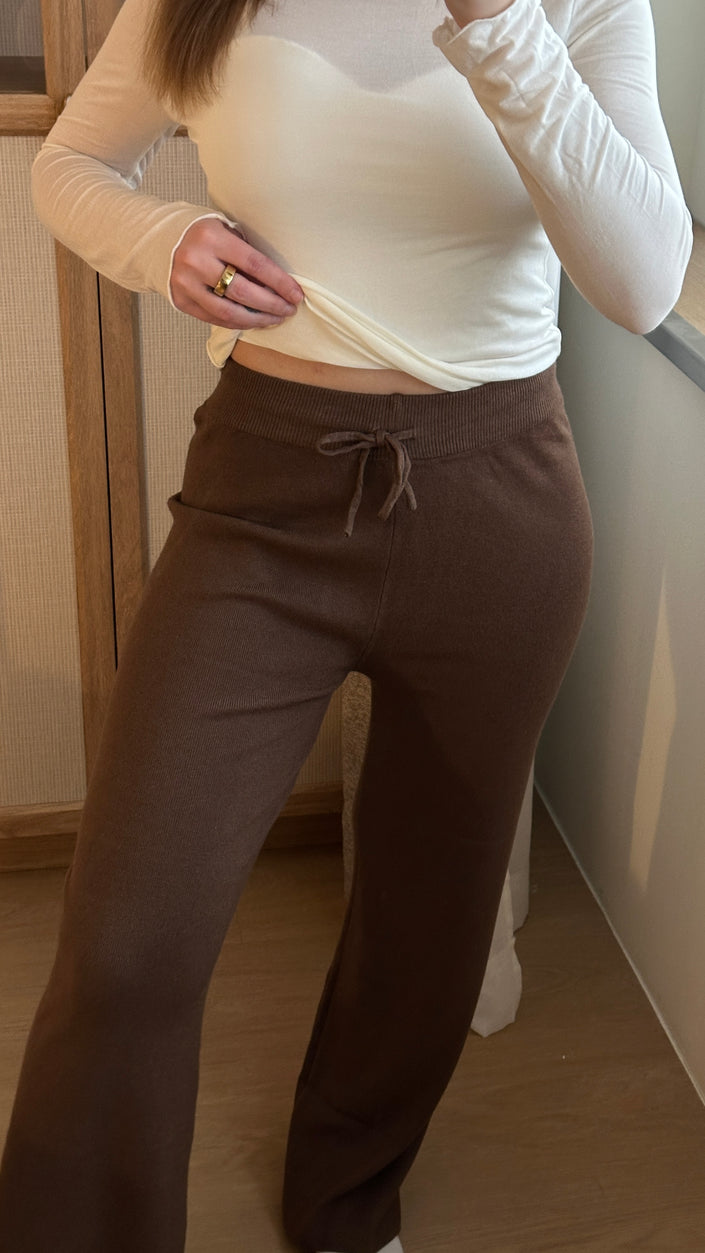 Elegante Feinstrickhose