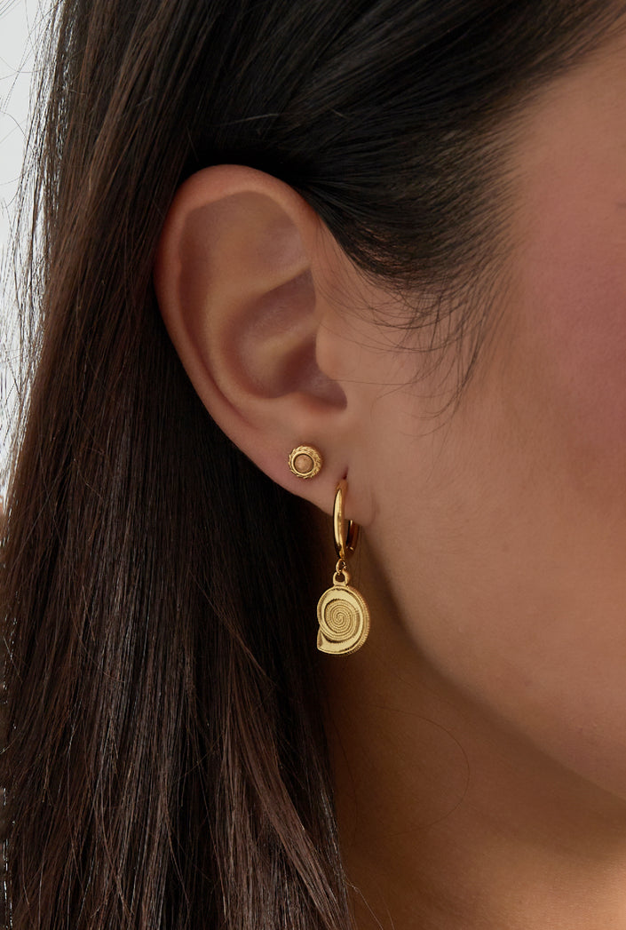 Ohrringe Modell Gedreht