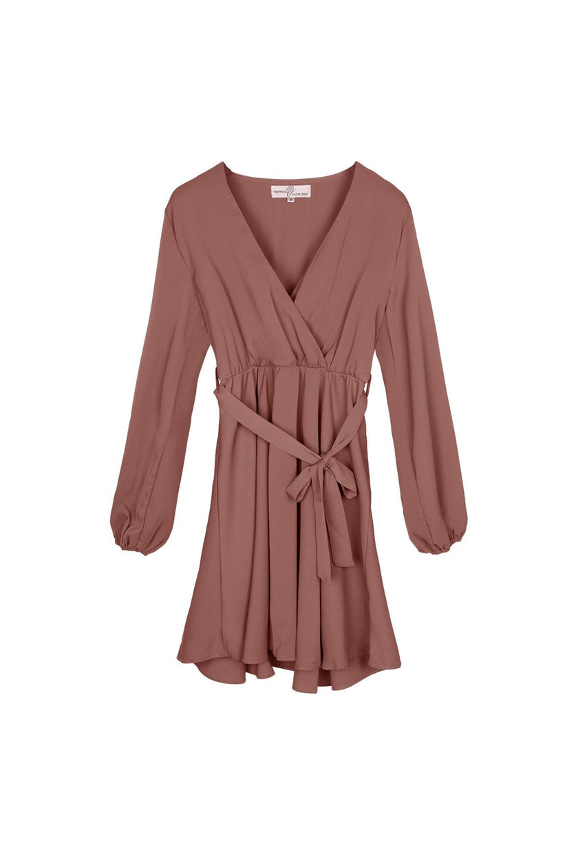 Kleid mit Bindegürtel