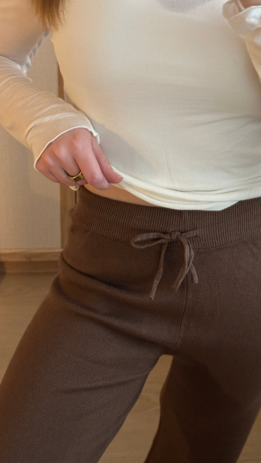 Elegante Feinstrickhose