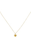 Edelstahlkette Herz gold