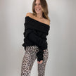 Offshoulder Pullover aus weichem Strick