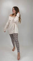 Offshoulder Pullover aus weichem Strick