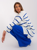 Pullover gestreift blau