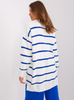 Pullover gestreift blau