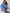 Weicher Pullover mit Muster in zartblau