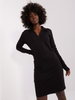 Polo Kleid langarm schwarz