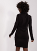 Polo Kleid langarm schwarz