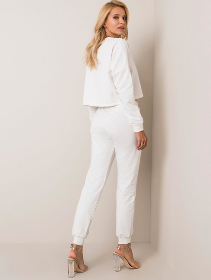 Set aus Hose und Sweater ecru