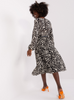 Kleid in Zebra Optik und Gürtel