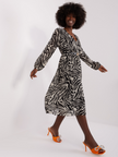 Kleid in Zebra Optik und Gürtel