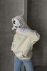 Hoodie mit Kapuze und Aufnäher