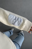 Hoodie mit Kapuze und Aufnäher