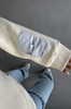 Hoodie mit Kapuze und Aufnäher