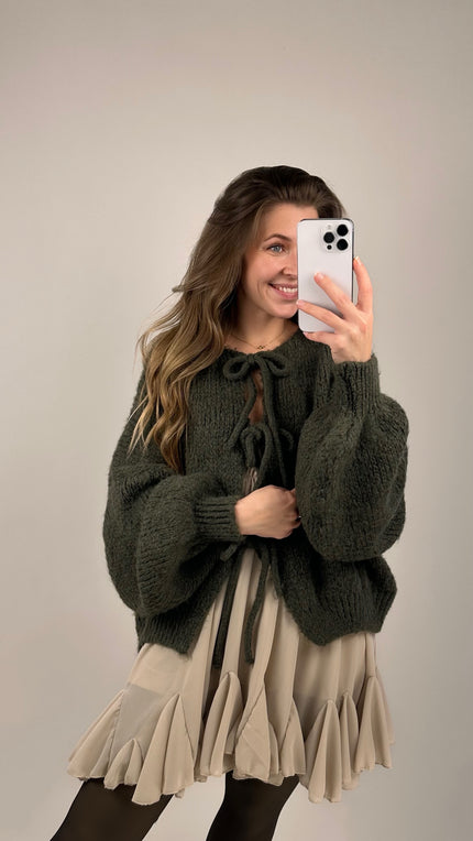 Schleifen Cardigan