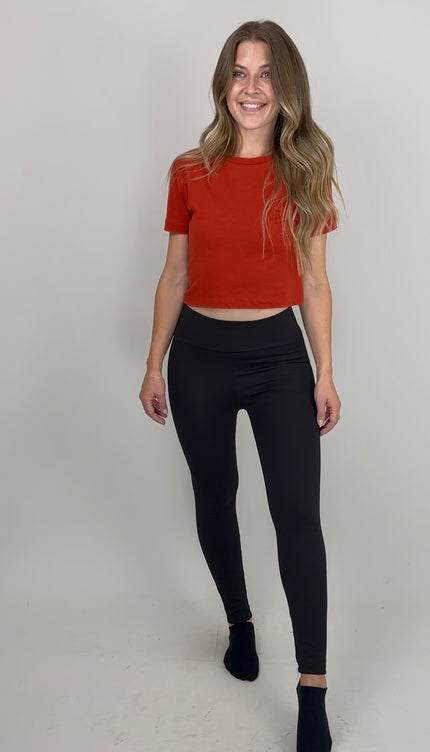 T-Shirt cropped rot
