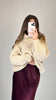 Boucle Pullover mit Rollkragen