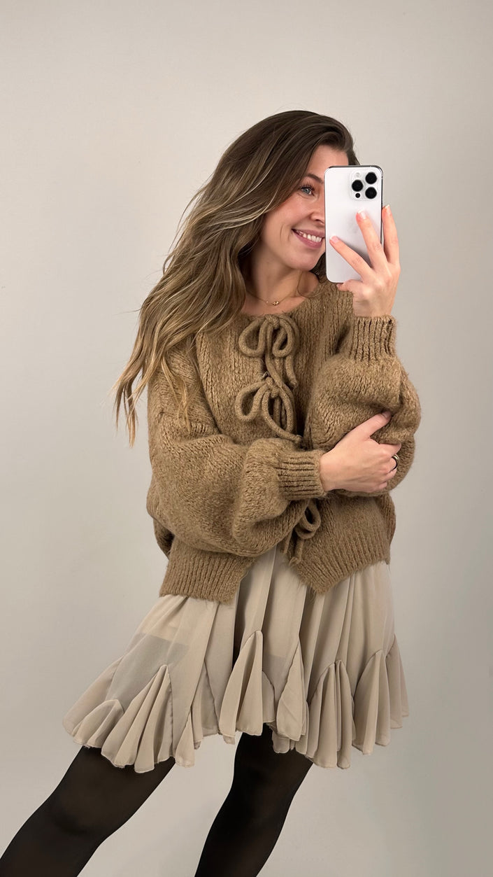 Schleifen Cardigan