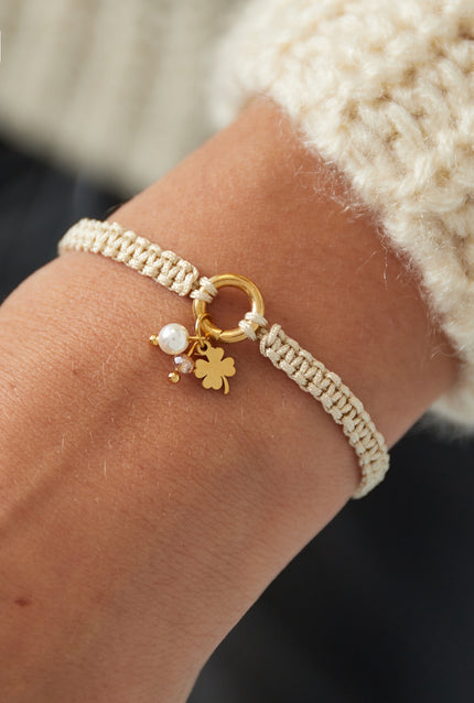 Armband beige luckyone