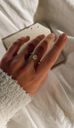 Blümchen Ring Gold